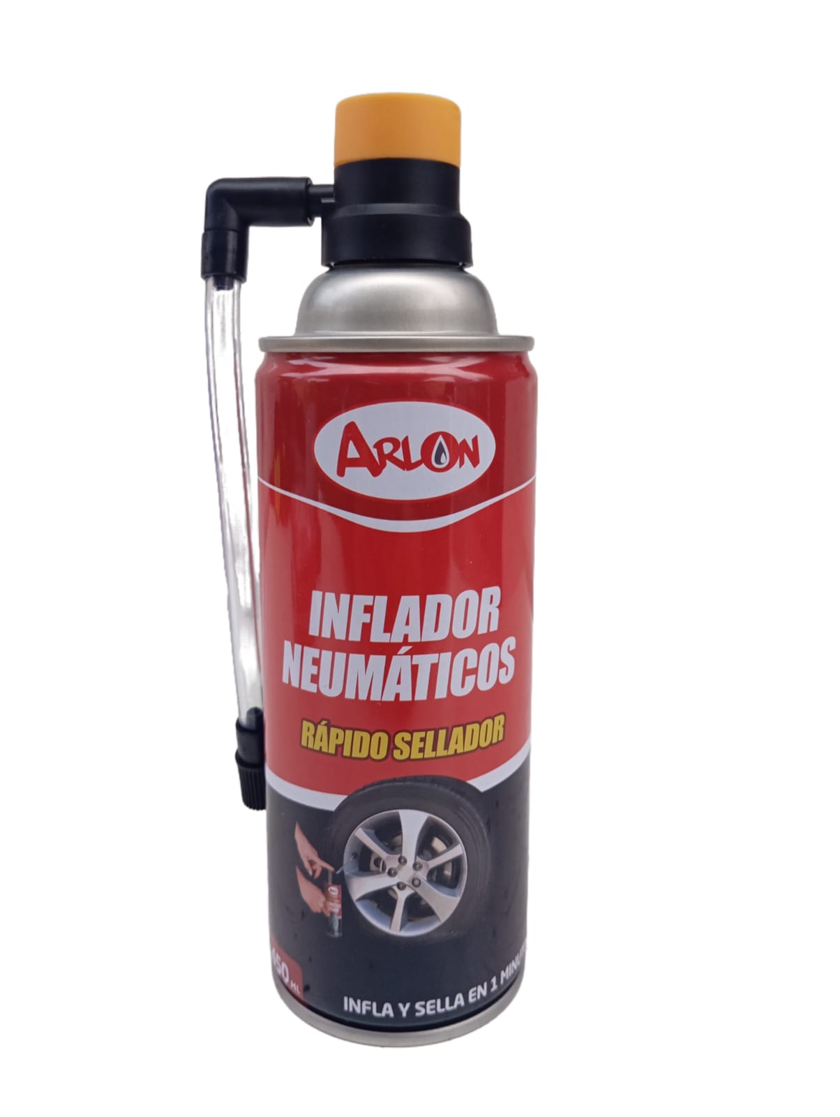 Sellador E Inflador De Neumáticos Emergencia Arlon 450ml