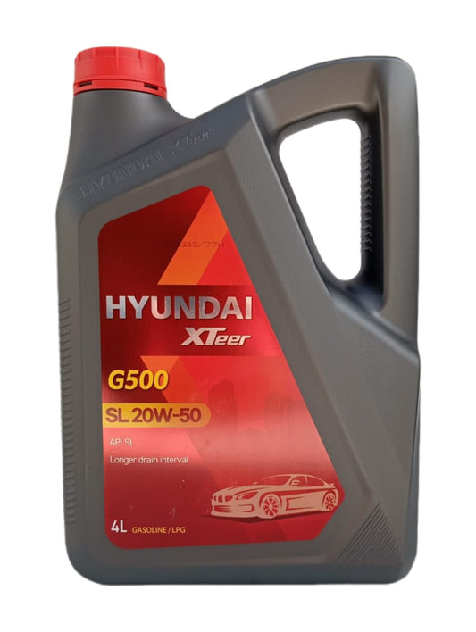 Aceite 20w50 HYUNDAI XTEER G500 API SL 4LT