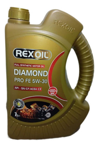 Aceite Rexoil Diamond Pro FE 5W-30 7L Full Sintético | Lubricante Premium API SN/CF – ACEA C3