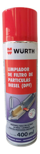 Limpiador Filtro De Particulas Diesel Dpf Wurth 400 Ml
