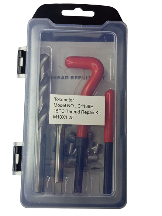 Kit Reparación de Roscas Helicoil M10x1.25 (15 Pzs) | Torxmeter C1138E