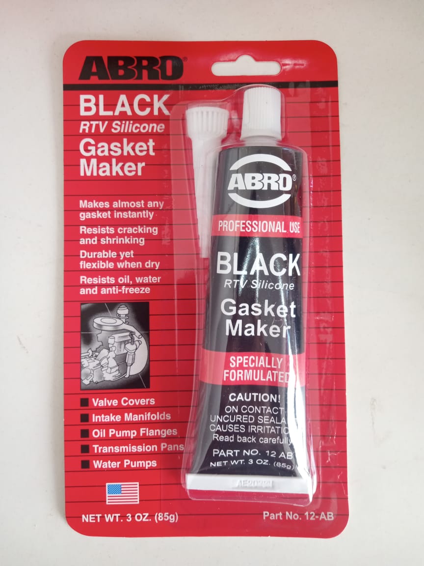 Silicona Negra Black Gasket Americana ABRO Alta Temperatura