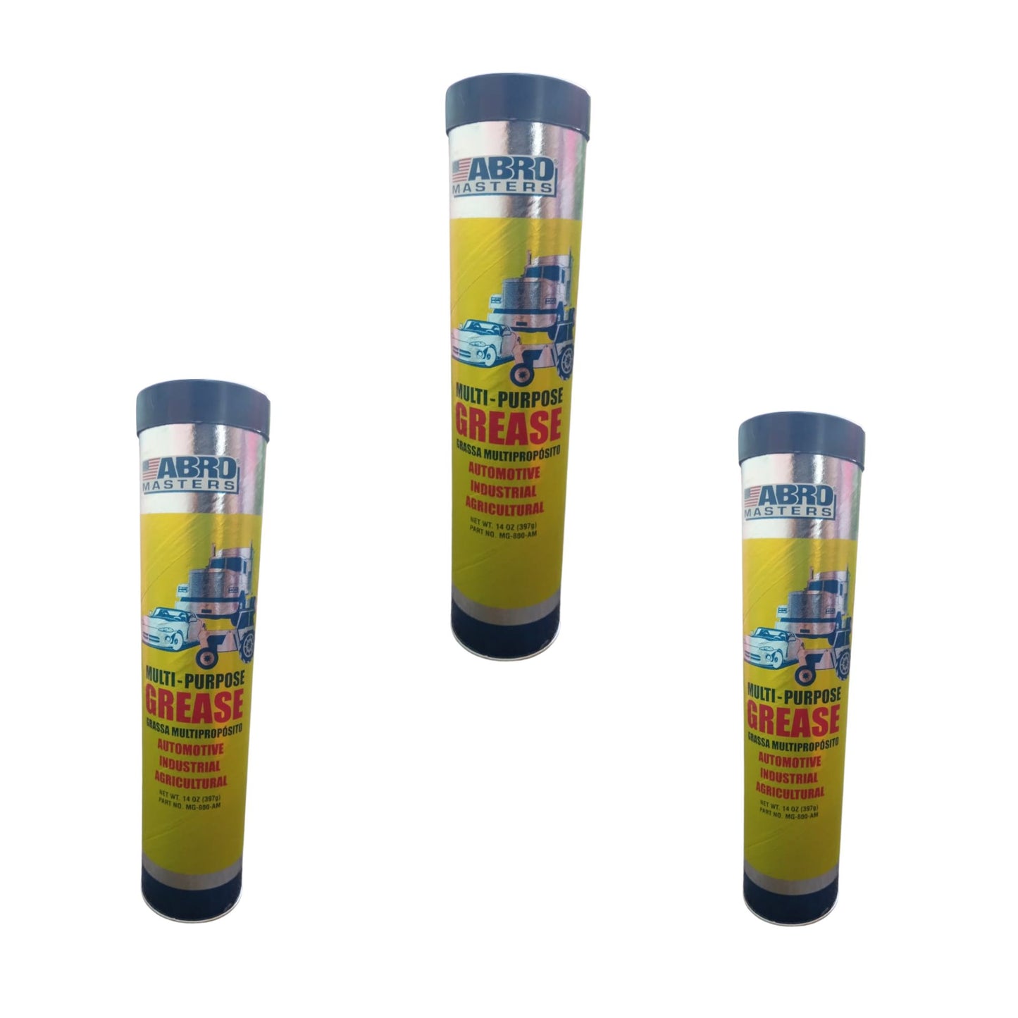 Grasa Multiproposito En Cartuchos Abro (397g) x3 Unidades