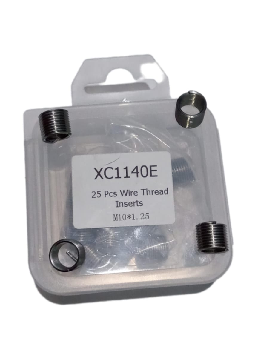 Inserto Helicoil M10 X 1.25 Pack x25 unidades